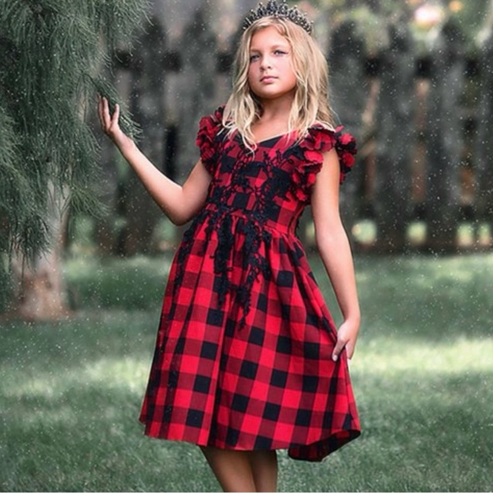 Trish Scully Buffalo Plaid Christmas Dress
